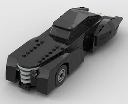 Caped Crusader Inspired Batmobile-Like 1940s Hot Rod