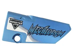 Technic, Panel Fairing # 4 Small Smooth Long, Side B with Logo 'MONSTER JAM' and 'MEGALODON' Pattern (Sticker) - Set 42134