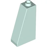 Brick Sloped 75° 2 x 1 x 3 with Hollow Stud / Light Aqua
