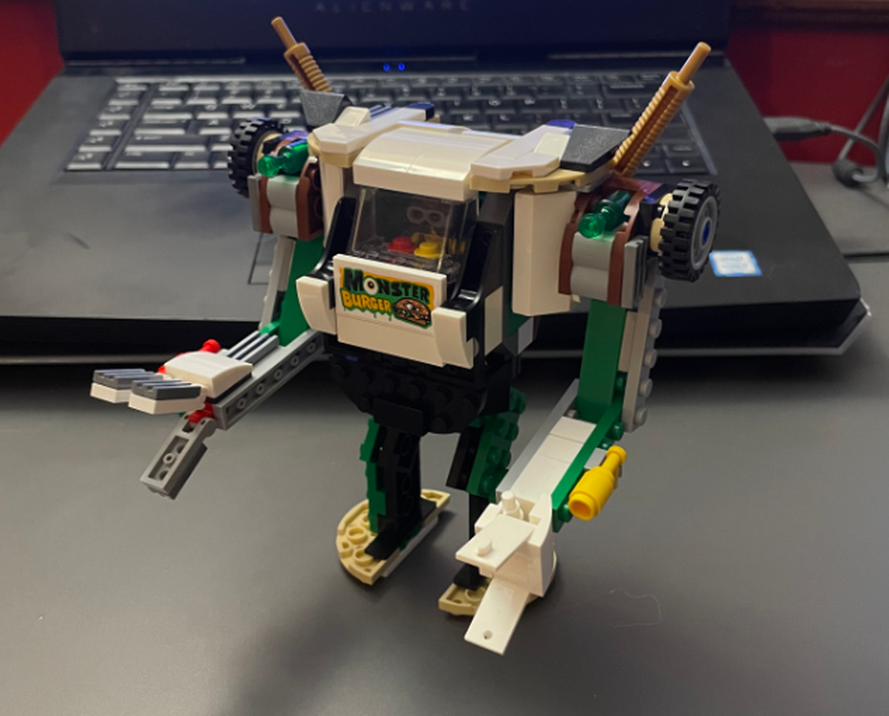 Lego Monster Burger Mech Suit