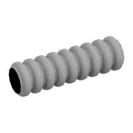 Hose, Ribbed 7mm D. 3L / 2.4cm / Pearl Light Gray