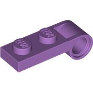 Lego Plate Special 1 x 2 with Pin Hole On Side / Medium Lavender