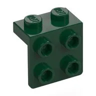 Bracket 1 x 2 - 2 x 2 / Dark Green