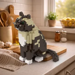 Colorpoint Cat (Snowshoe-like)