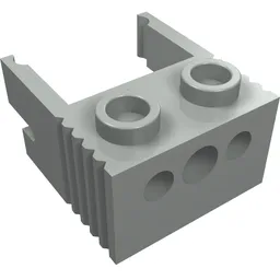Electric Connector / Plug Holder 4.5V/12V / Light Gray