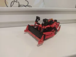Red bull dozer (Lego technic foundation model)