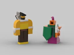 Fantasy RPG - barbarian & paladin