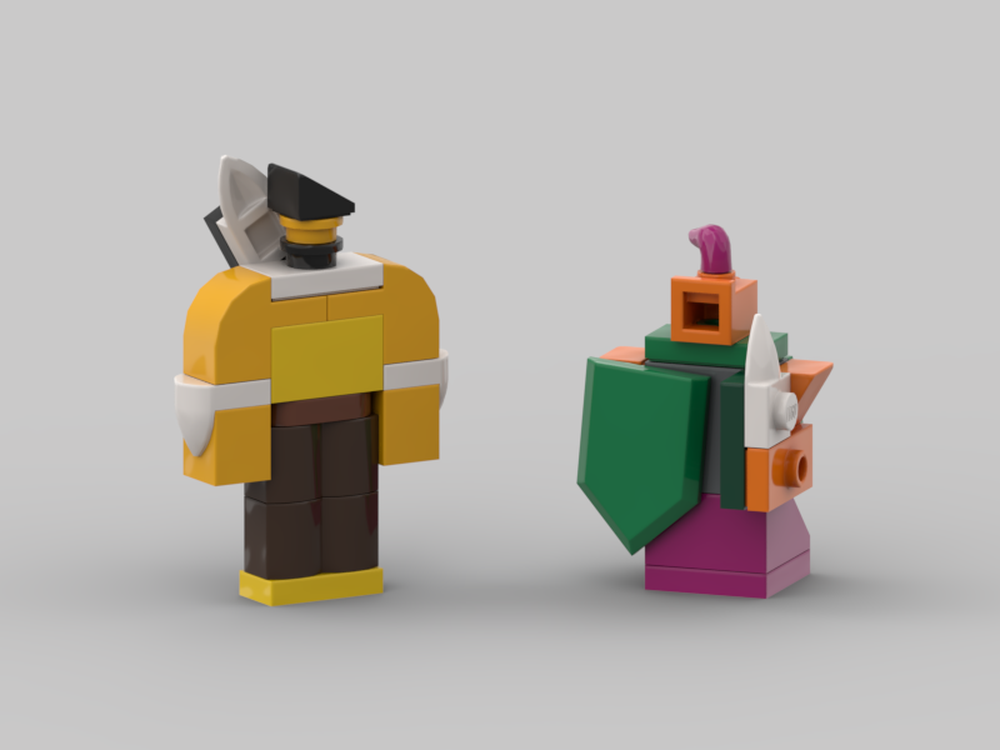 Lego Fantasy RPG - barbarian & paladin