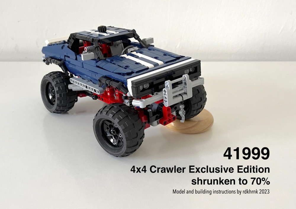 Lego 4x4 Crawler Exclusive Edition shrunken to 70%