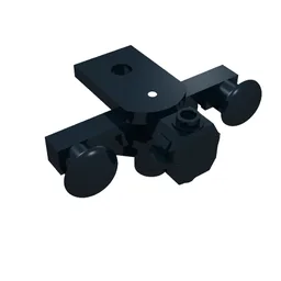 Train Buffer Beam with Sealed Magnets [Type 1] / Black