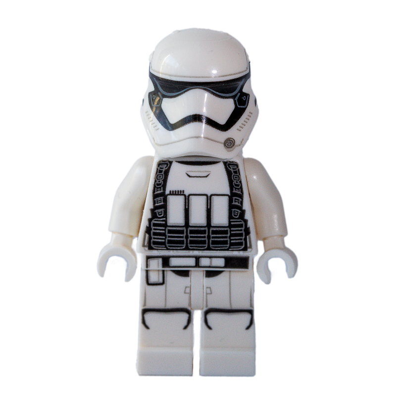 Lego Stormtrooper, First Order / Heavy Assault Stormtrooper, Neck Bracket