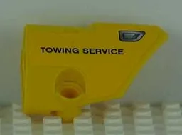 Technic, Panel Fairing # 2 Small Smooth Short, Side B with 'TOWING SERVICE' and Vent Pattern (Sticker) - Set 8109