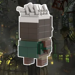 Arcane Ekko Brickheadz