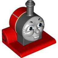 Duplo Train Front, Thomas & Friends, James Face Print / Red
