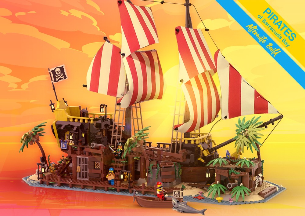 Lego Barracuda Bay / 21322 Alternate Build