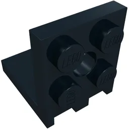 Bracket 2 x 2 - 2 x 2 / Black