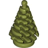 Lego Plant, Pine Tree - Small 2 x 2 x 4 / Olive Green