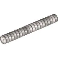 Hose, Ribbed 7mm D. 7L / 5.6cm / Metallic Silver