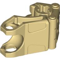 Lego Large Figure Hand, Fist with Axle Hole, 3 Fingers / Tan