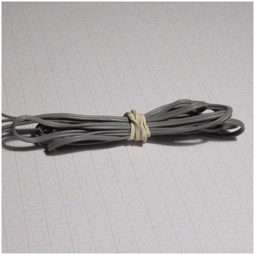 Lego Wire 12V / 4.5V with Two Leads [Undetermined Length] / Light Gray