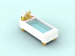 Furnished bathroom