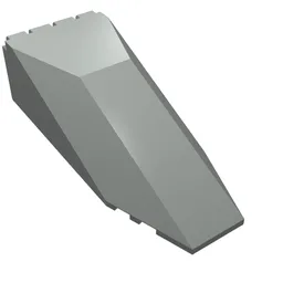 Windscreen 10 x 4 x 2 1/3 Canopy / Light Gray