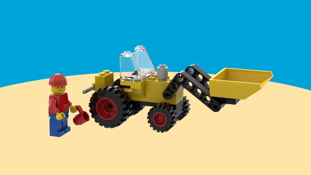 LEGO Classic Town: Tractor-Digger 625, reimagined