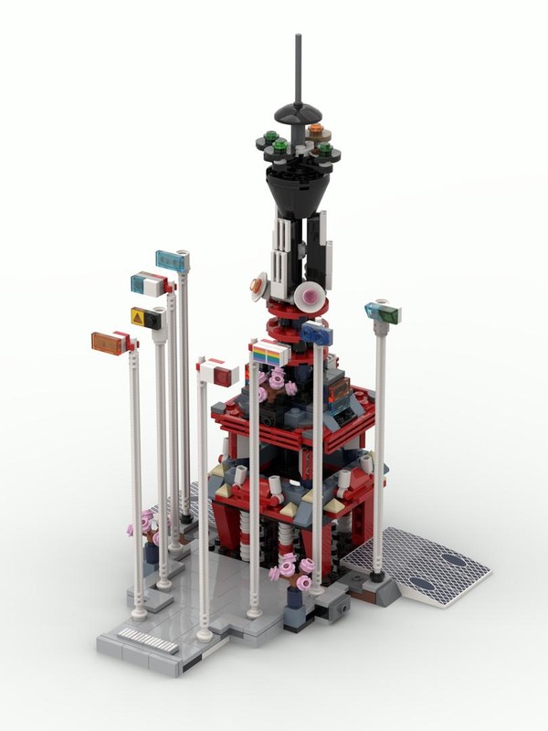 Lego Japanese Pagoda with 21051