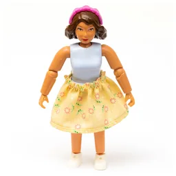 Belville Figure, Light Yellow Skirt, Medium Dark Pink Headband