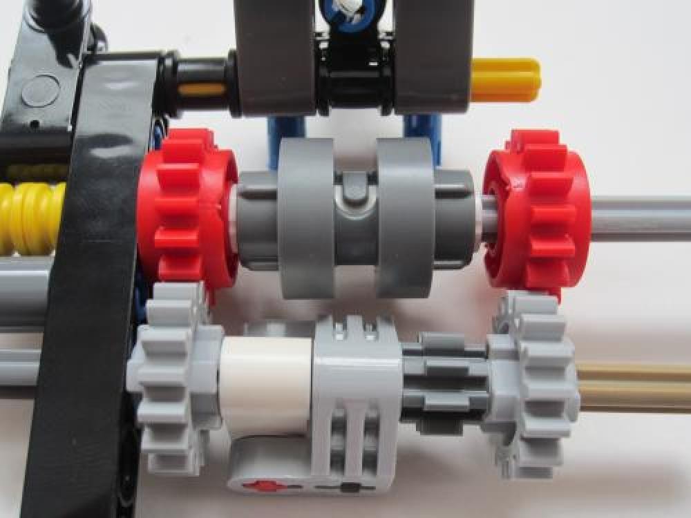 LEGO 42048 B model w/ a transmission!