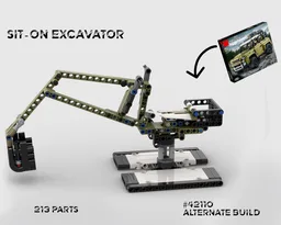 42110 Technic Sit-on Excavator LEGO Technic Landrover Defender Alternate Build