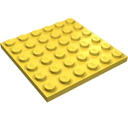 Plate 6 x 6 / Yellow