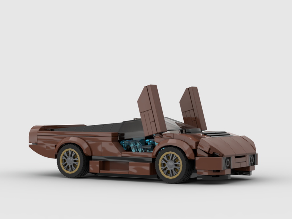 Lego 8 Wide Wraith Movie Car Dodge M4S Turbo Interceptor