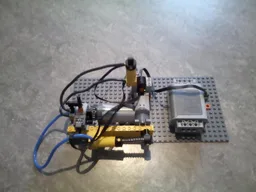 Pneumatic RC switch and compressor