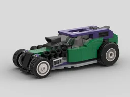 Riddler's Hot Rod Roadster (Regular Green Variant)