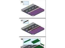 Baseplate module Straight road