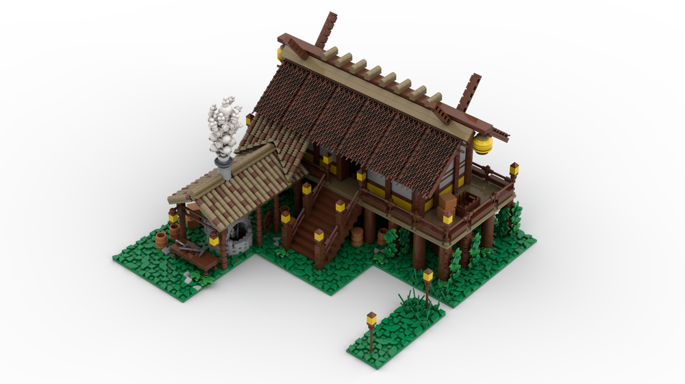 Lego Age of Empires - Blacksmith (East Asian)