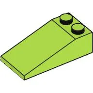 Brick Sloped 18° 4 x 2 / Lime