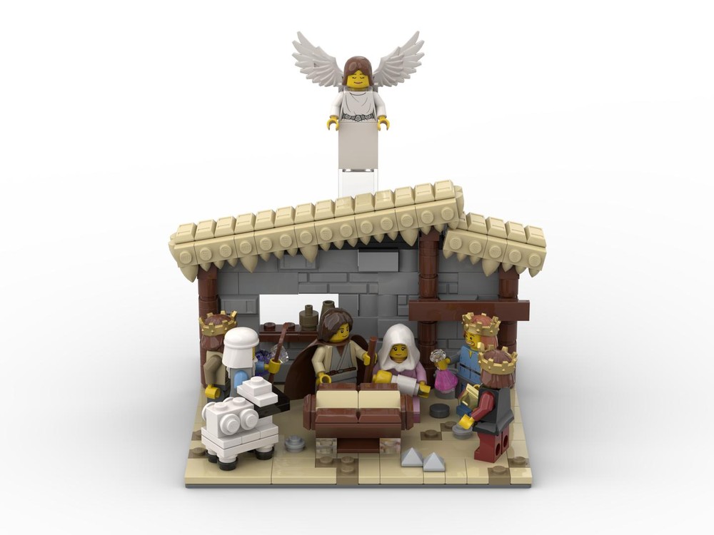 Lego Nativity Scene