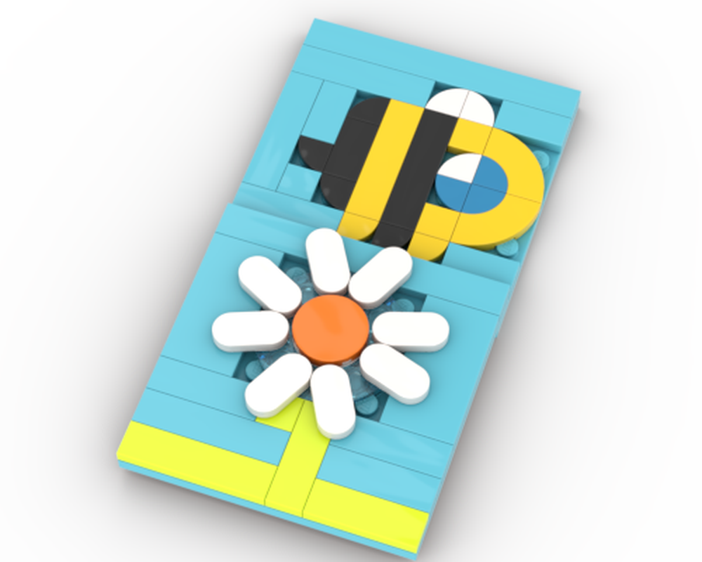 Lego Bee and Flower