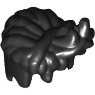 Lego Hair Short with Standing Spike in Front / Black
