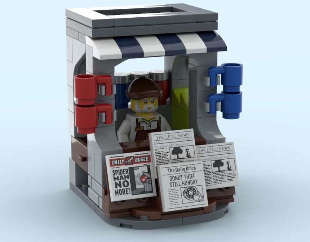 Lego Small Newspaper Stand