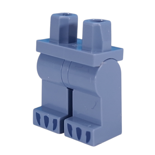Lego Hips and Sand Blue Legs with Dark Blue Claws print