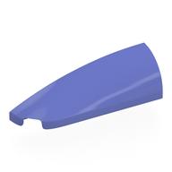 Lego Brick Round, Curved Double 1 x 4 with Stud Notch Left / Blue Violet