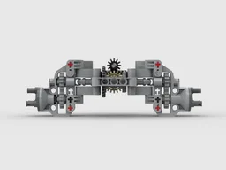 High ground clearance front axle