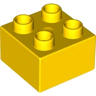Duplo Brick 2 x 2 / Yellow
