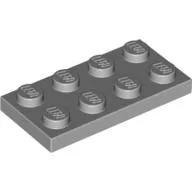 Plate 2 x 4 / Light Bluish Gray