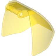Lego Duplo Windscreen 4 x 4 x 2 Curved / Trans-Yellow