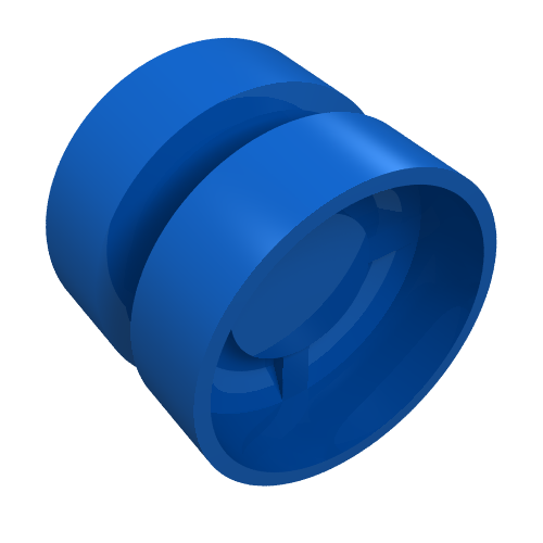 Lego Wheel 18 x 14 with Tread Small Hub / Blue
