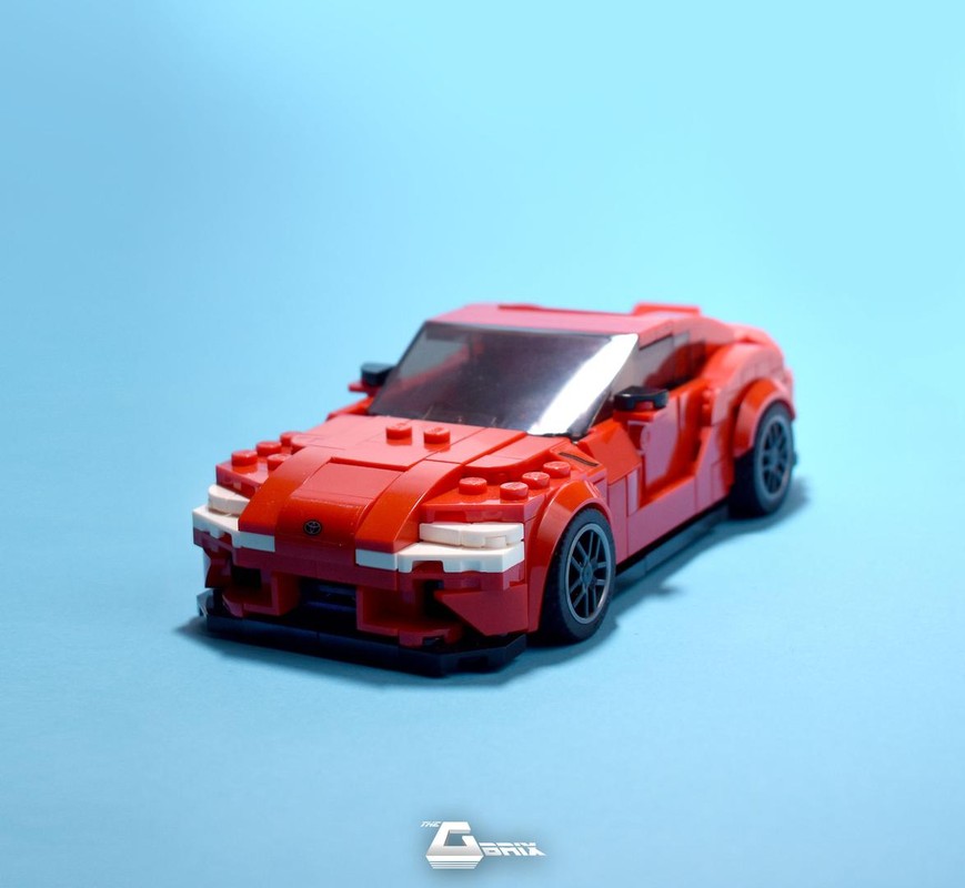 Lego Toyota GR Supra Red - 8Stud Speed Champions Size